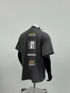Loose Fit Unisex Short Sleeve T-Shirt Summer New Style American Style Brand Outlet Printed Customized Women's Cut Label