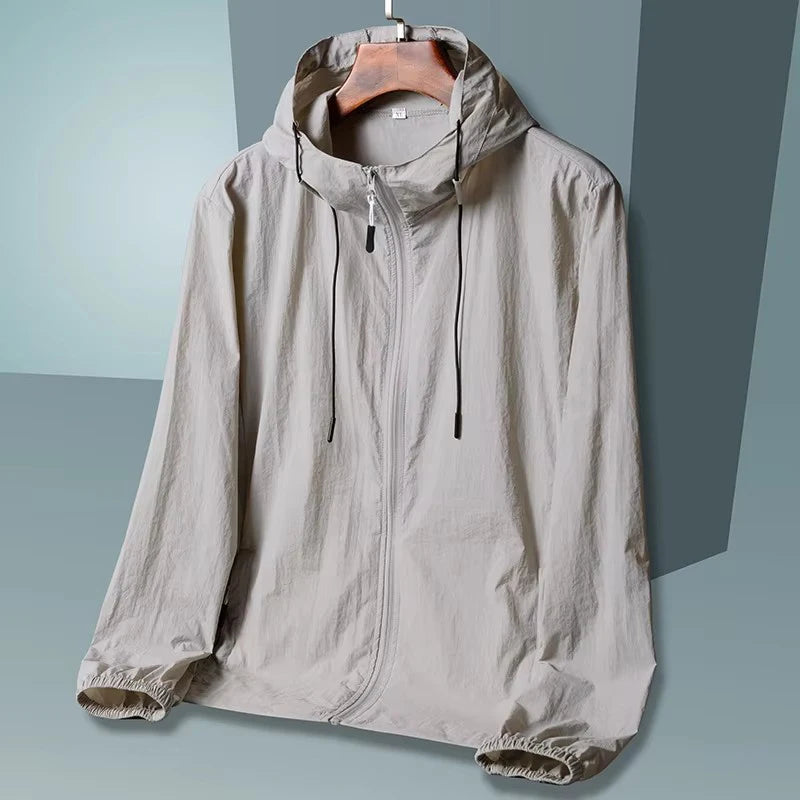 2025 Summer Hooded Jacket Men Women Sun Protection Clothing Fishing Hunting Clothes Quick Dry Skin Windbreaker