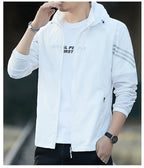 UPF50+Sunscreen Jacket 2025 Summer Thin Breathable Outdoor Cycling Sports Ice Silk Cardigan Coat Casual Men's Sunscreen Clothing