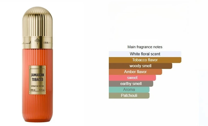 Tobacco Fragrance 100ml, Woody Aromatic Scent for Men & Women,